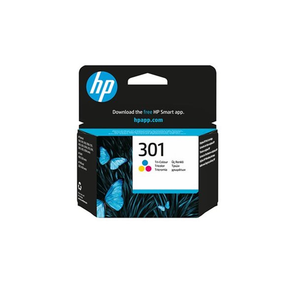 301 originele ink cartridge drie kleuren standard capacity 3ml 165 paginas 1-pack Blister multi tag