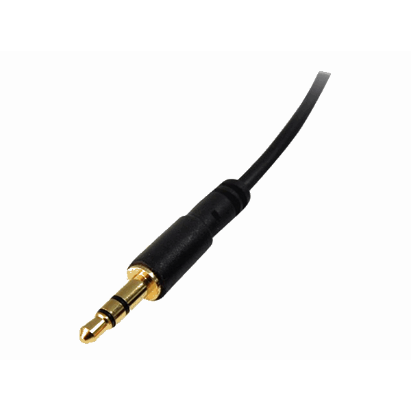 30cm Slim 3.5mm Stereo Audio Cable- M/M