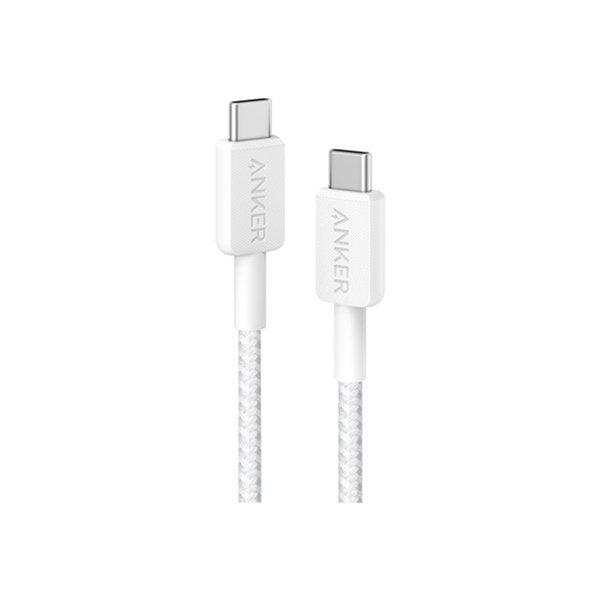 322 USB-C to USB-C Cable Nylon 0.9M 60WWhite