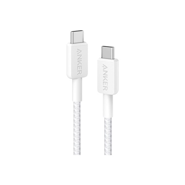 322 USB-C to USB-C Cable Nylon 0.9M 60WWhite