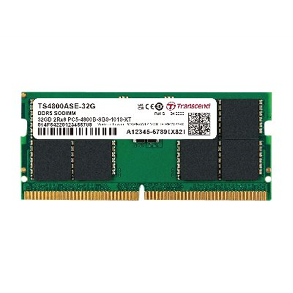 32GB JM DDR5 4800 SO-DIMM 2Rx8 2Gx8 CL40 1.1V 32GB JM DDR5 4800 SO-DIMM 2Rx8 2Gx8 CL40 1.1V
