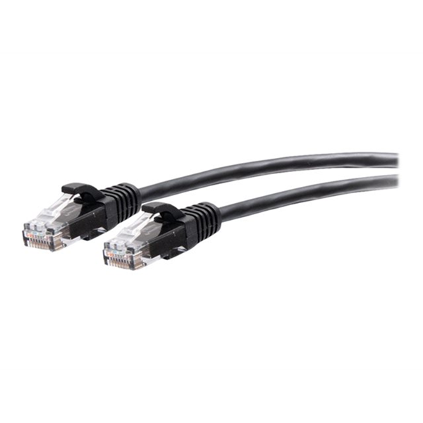 3FT/0.9M CAT6A SLIM PATCH 28AWG BLACK
