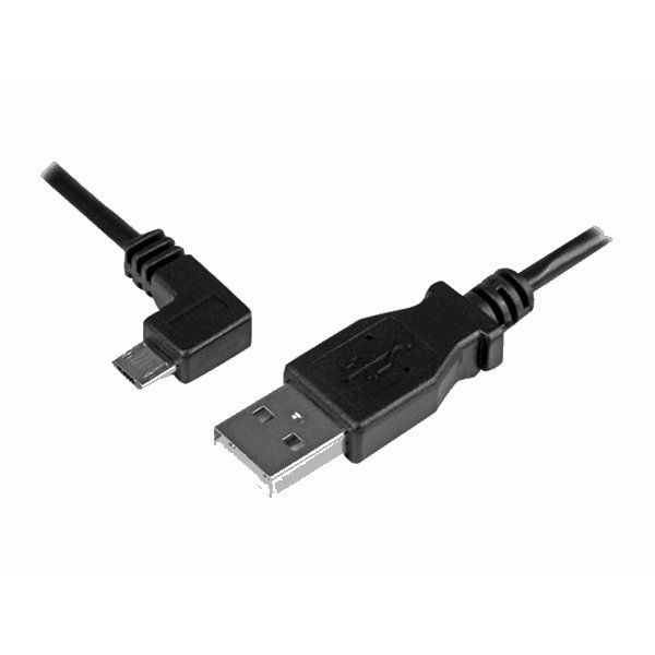 3ft Angled Micro-USB Charge & Sync Cable