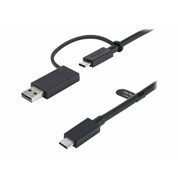 3ft Hybrid USB-C Cable w/USB-A Adapter