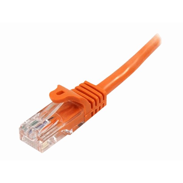 3m Orange Snagless UTP Cat5e Patch Cable