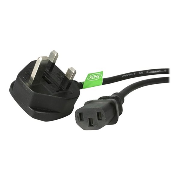 3m UK Power Cord - 3 Pin Mains Lead