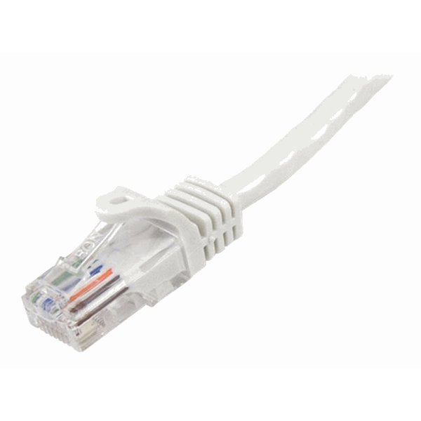 3m White Snagless UTP Cat5e Patch Cable