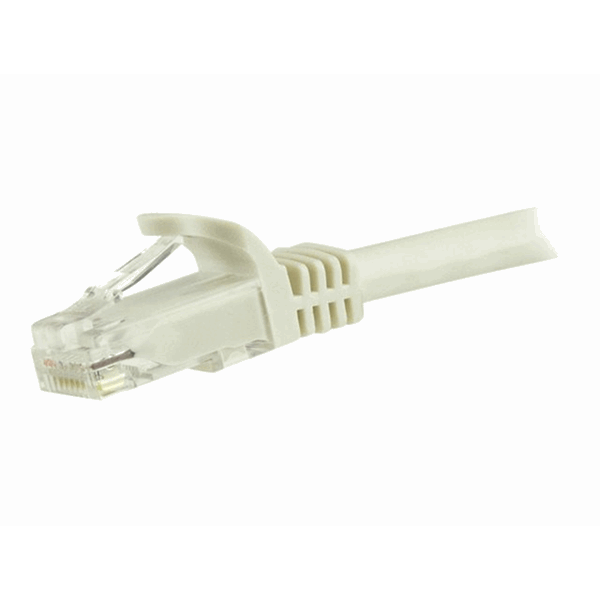 3m White Snagless UTP Cat6 Patch Cable