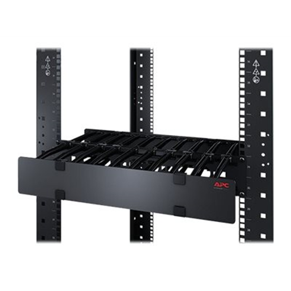 3U Horizontal Cable Manager 6i Fingers top and bottom