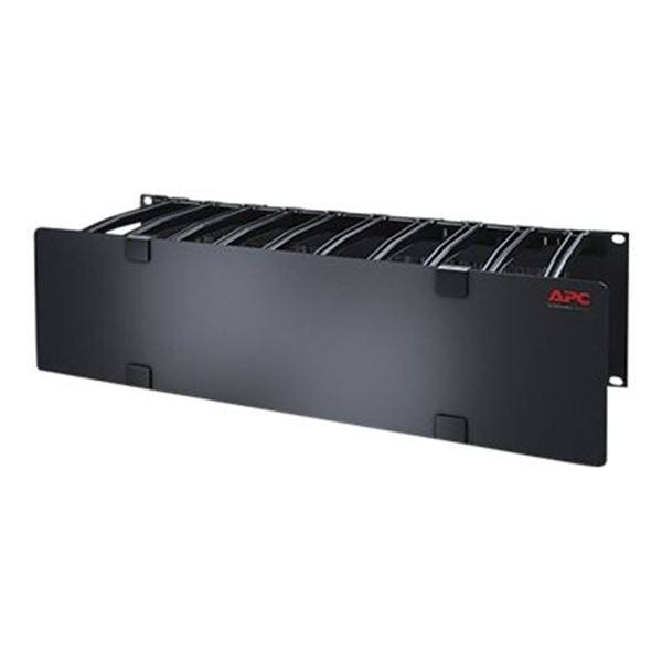 3U Horizontal Cable Manager 6i Fingers top and bottom
