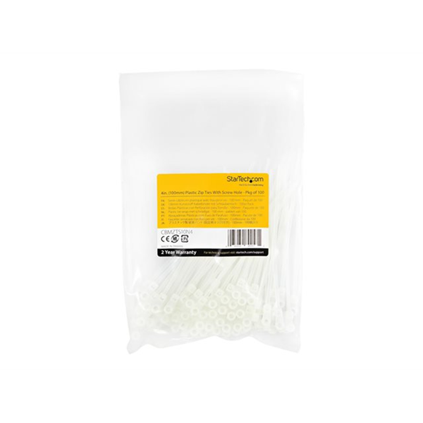 4" Cable Ties w/Mounting Hole 100 Pack 4" Cable Ties w/Mounting Hole 100 Pack