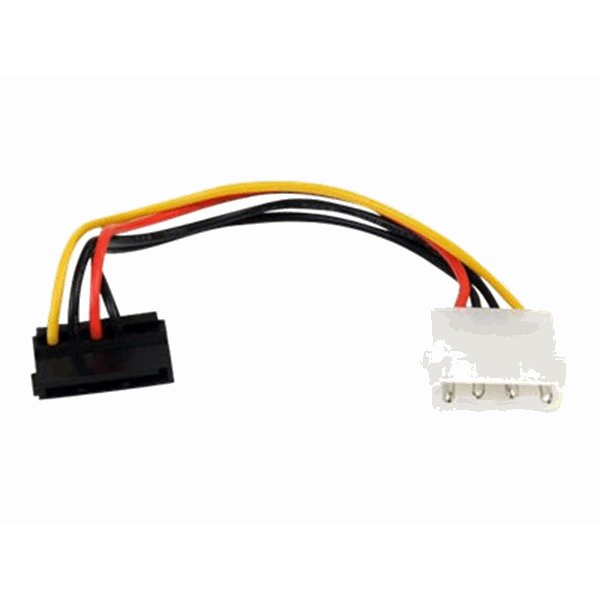 4 Pin Molex to Right Angle SATA Cable