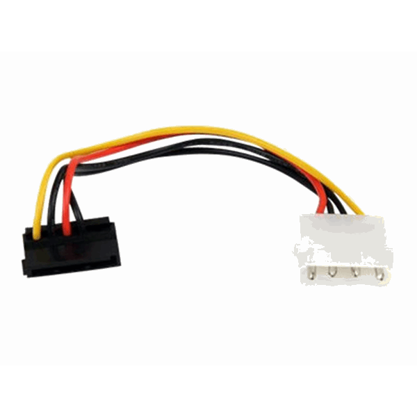 4 Pin Molex to Right Angle SATA Cable 4 Pin Molex to Right Angle SATA Cable