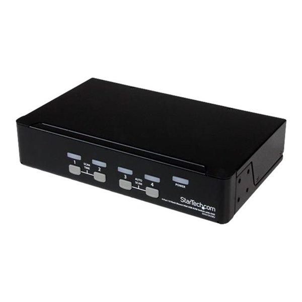 4 Port 1U Rackmount USB KVM Switch