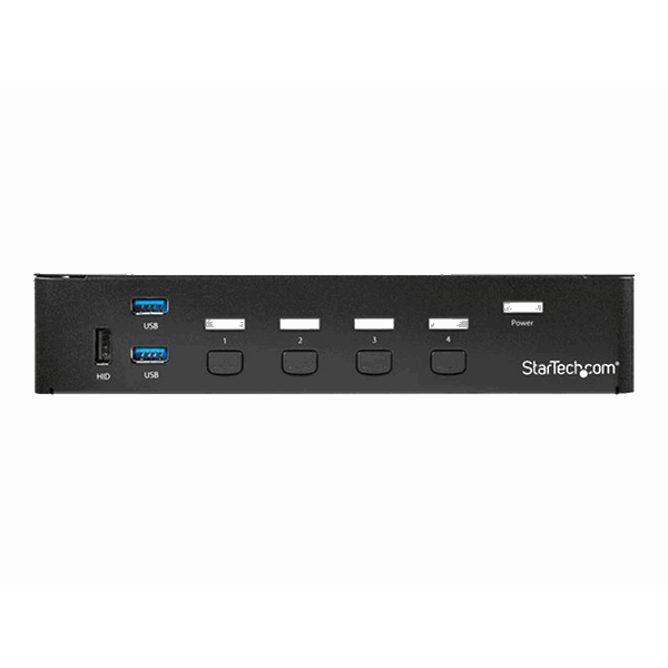 4-Port DisplayPort KVM - USB 3.0 - 4K
