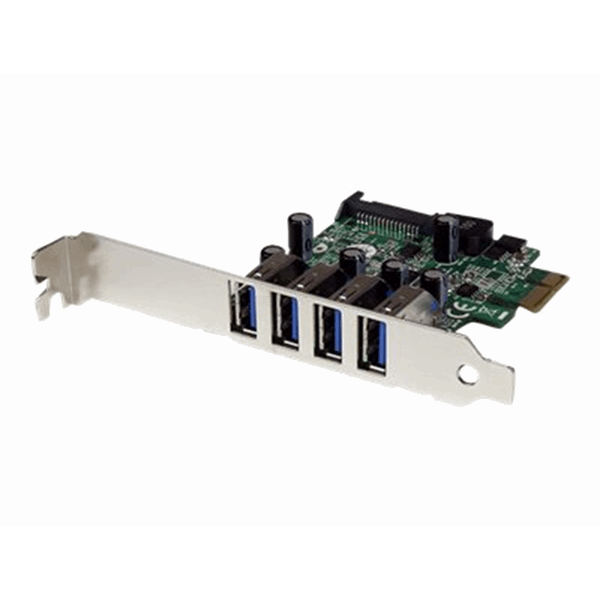 4 Port PCI Express PCIe USB 3.0 Card