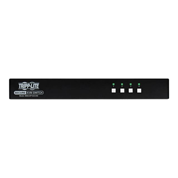 4-Port SH Secure Pro DP KVM w/audio andCAC