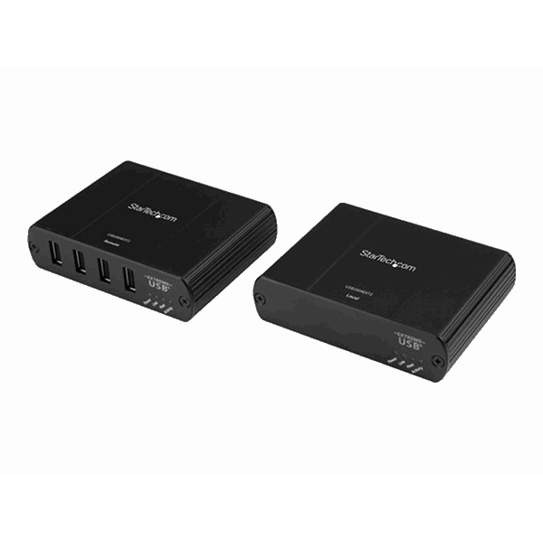 StarTech.com 4-poort USB 2.0 Verlenger via Cat5 of Cat6 - tot 100m StarTech.com 4-poort USB 2.0 Verlenger via Cat5 of Cat6 - tot 100m