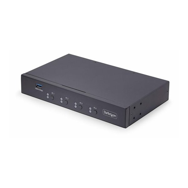 4-Port USB/KM Switch with Mouse Roaming