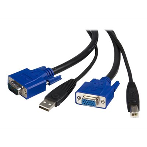 4.5m 2-in-1 Universal USB KVM Cable