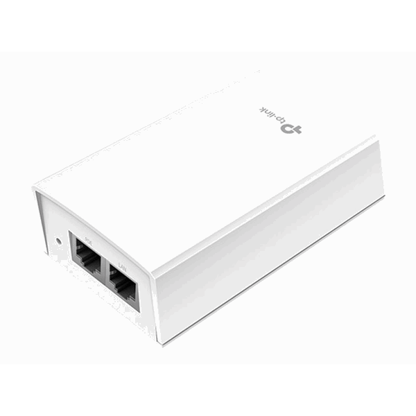 48V Passive PoE Adapter Gigabit Port Data Power over One Cable Up to 100 Metersincl. wall-mounting b