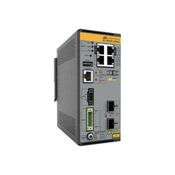 4x 10/100/1000T 2x 1G/10G SFP+ Industrial Ethernet Layer 2+ SwitchPoE++ Support (TAA compliant) 4x 10/100/1000T 2x 1G/10G SFP+ Industrial Ethernet Layer 2+ SwitchPoE++ Support (TAA compliant)