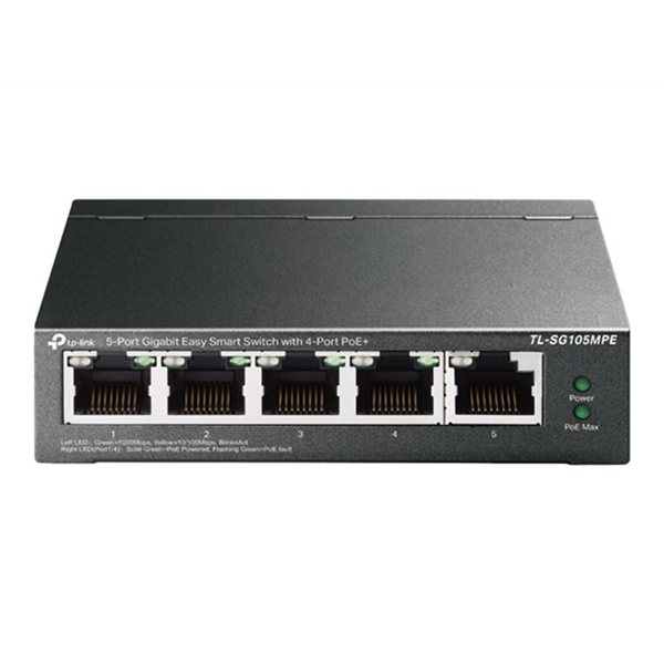 5-Port Gigabit Easy Smart Switch with 4-