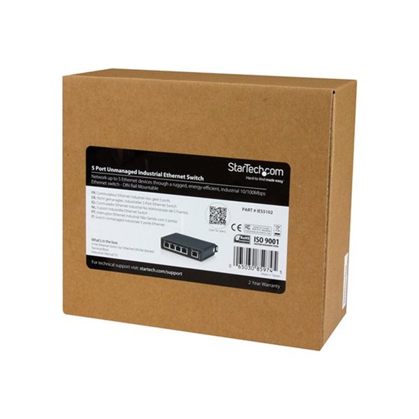 5 Port Industrial 10/100 Ethernet Switch
