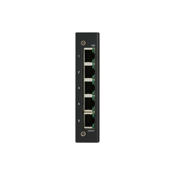 5-Port Unmanaged Industrial Ethernet Switch - 10/100 Mbps Ruggedized -40 to 75CDIN/Wall Mount
