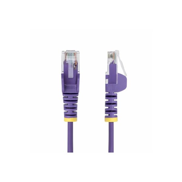 50cm Purple Slim CAT6 Ethernet Cable