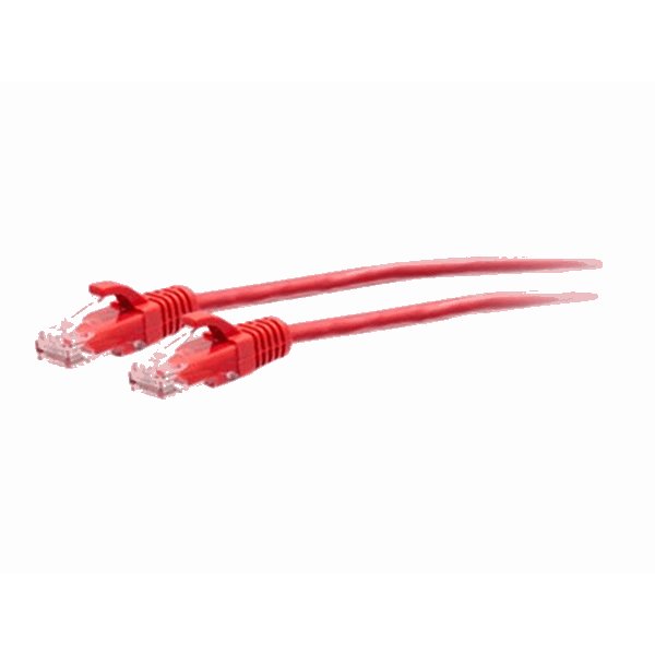 5FT/1.5M CAT6A SLIM PATCH 28AWG RED