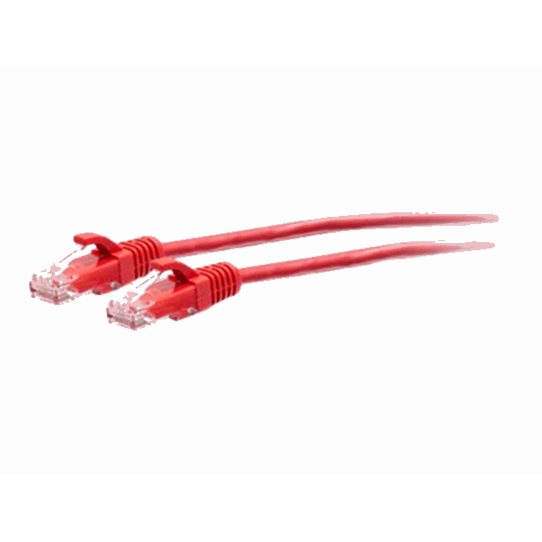 5FT/1.5M CAT6A SLIM PATCH 28AWG RED