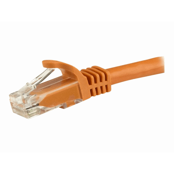5m Orange Snagless UTP Cat6 Patch Cable