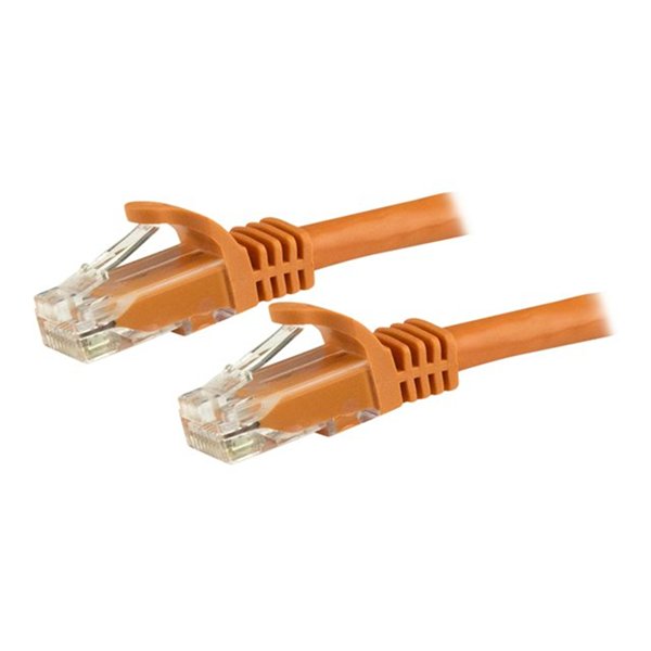5m Orange Snagless UTP Cat6 Patch Cable