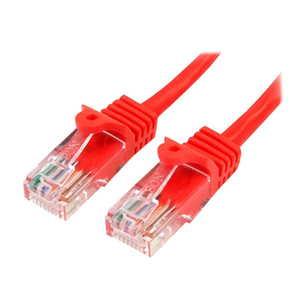 5m Red Snagless Cat5e Patch Cable