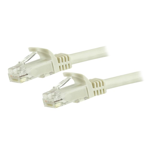 5m White Snagless UTP Cat6 Patch Cable