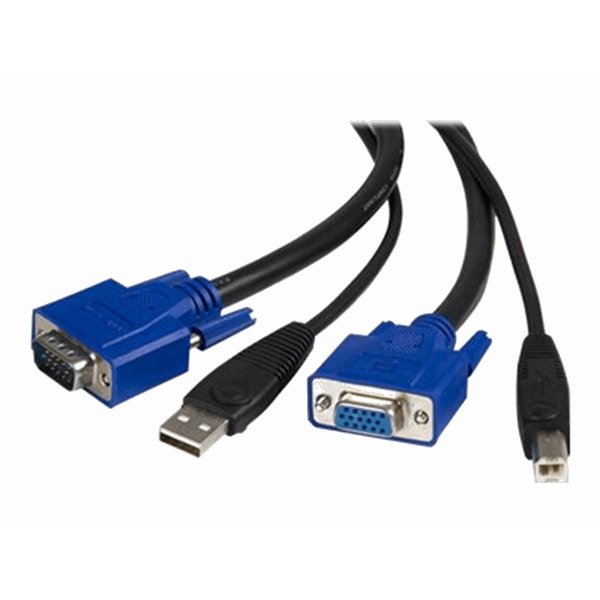 6 ft 2-in-1 USB KVM Cable