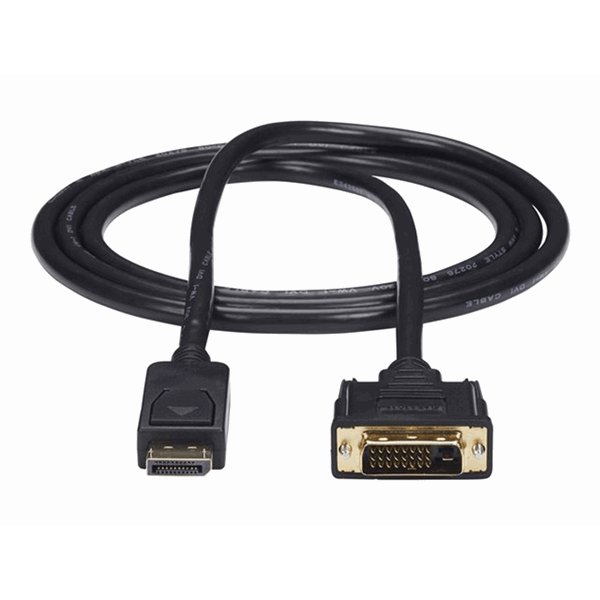 6 ft DisplayPort to DVI Cable - M/M