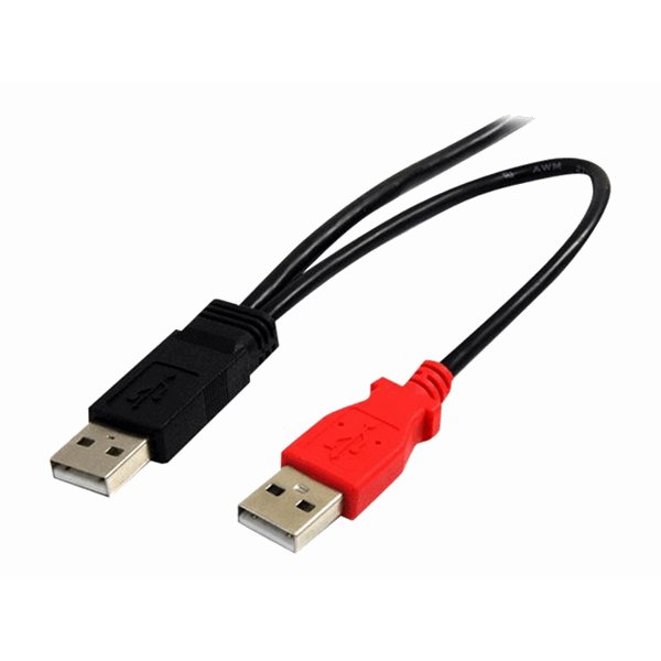 6 ft USB Y Cable for External Hard Drive