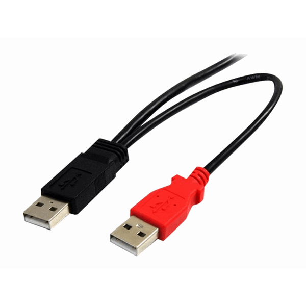 6 ft USB Y Cable for External Hard Drive 6 ft USB Y Cable for External Hard Drive