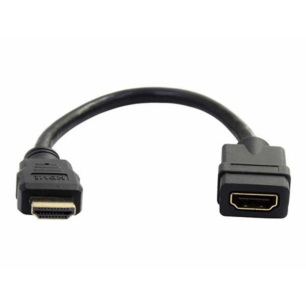 6" High Speed HDMI Port Saver Cable M/F