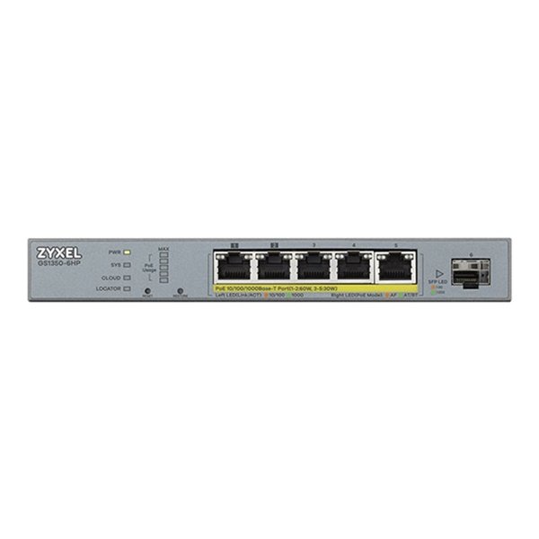 6 Port managed CCTV PoE Switch long ran