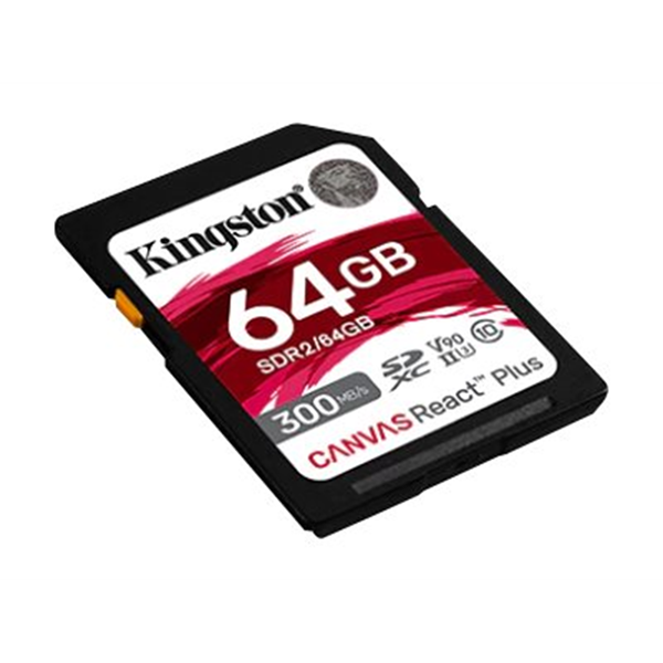 64GB SDXC React Plus UHS-II 300R/260W U3