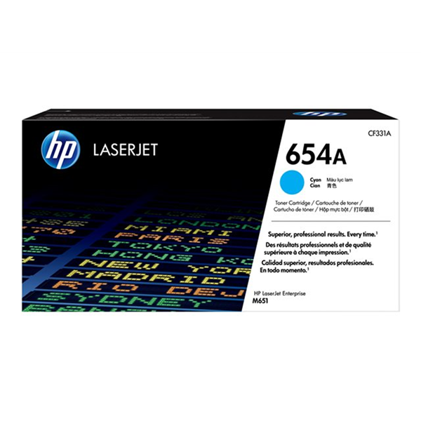 654A originele toner cartridge cyaan standard capacity 15.000 pagina''s 1-pack