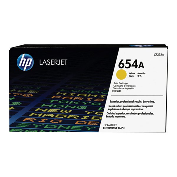 654A originele toner cartridge geel standard capacity 15.000 pagina''s 1-pack