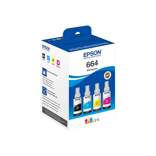 664 EcoTank 4-colour Multipack