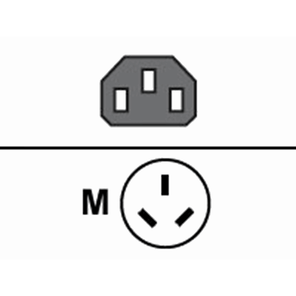 6A-Netzkabel C13 zu GB 2099.1 fr China