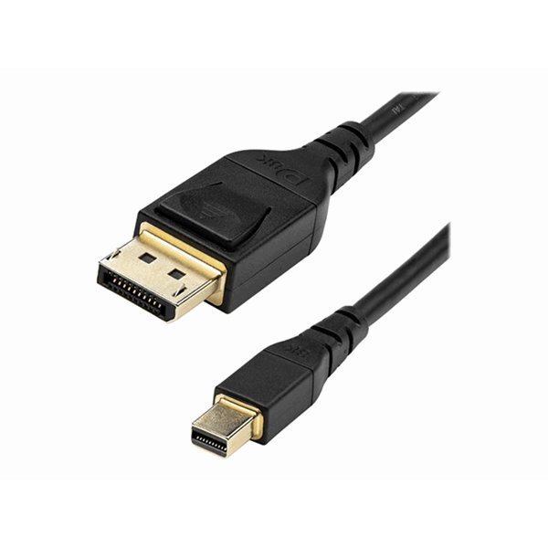 6ft 8K Mini DP to DisplayPort 1.4 Cable