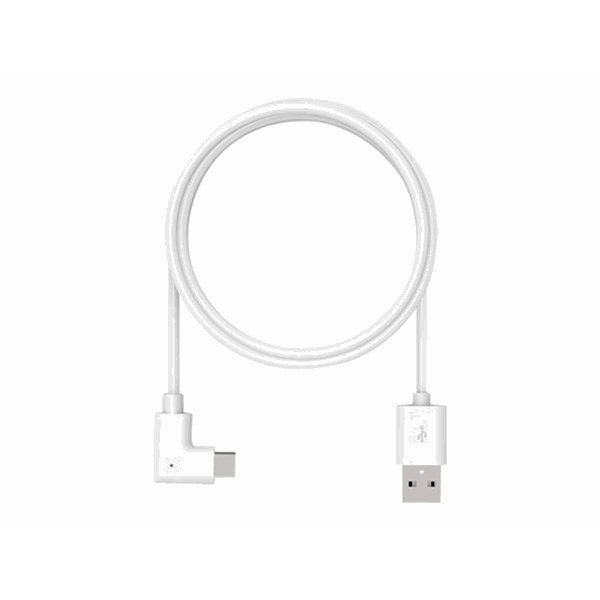 6ftUSB-A to 90-Degree USB-C Cable