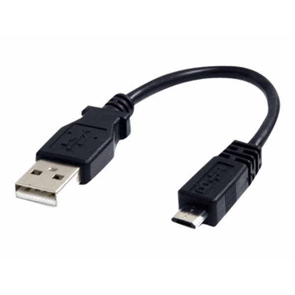 6in Micro USB Cable - A to Micro B - M/M